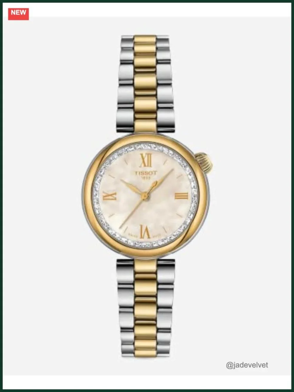 Tissot Swiss Quartz 28mm Mother-of-Pearl Dial Women's Watch
